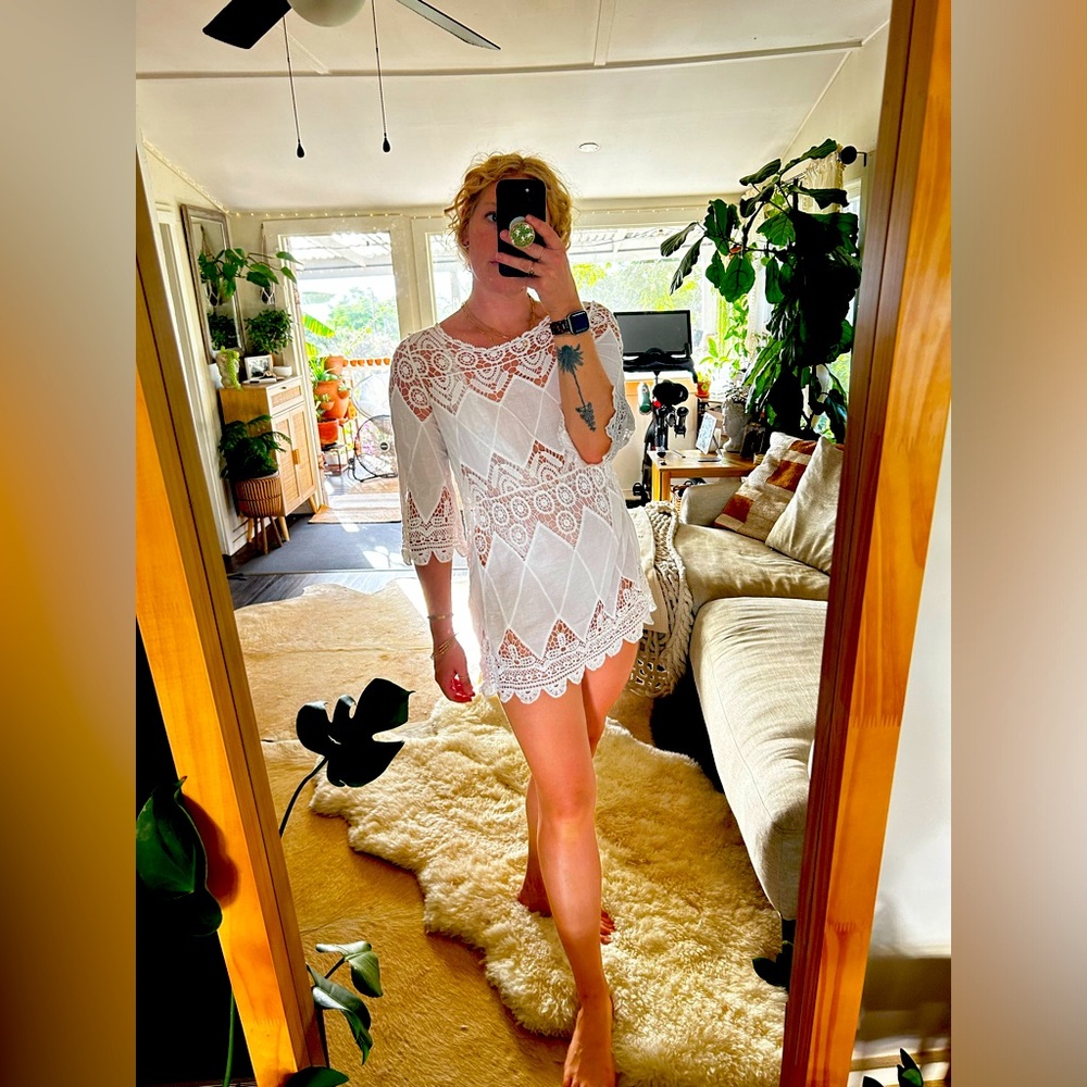 Crochet Beach Coverup Bridal
